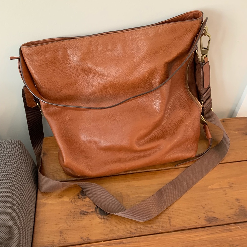 Fossil Leather Maya Large Hobo